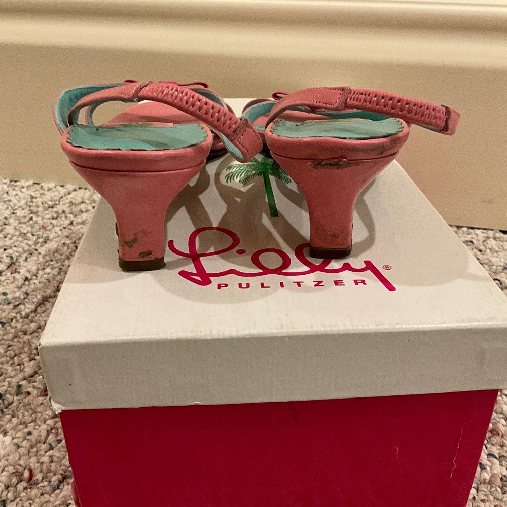 Vintage Lilly Pulitzer Pink Sandals - Picture 5 of 5